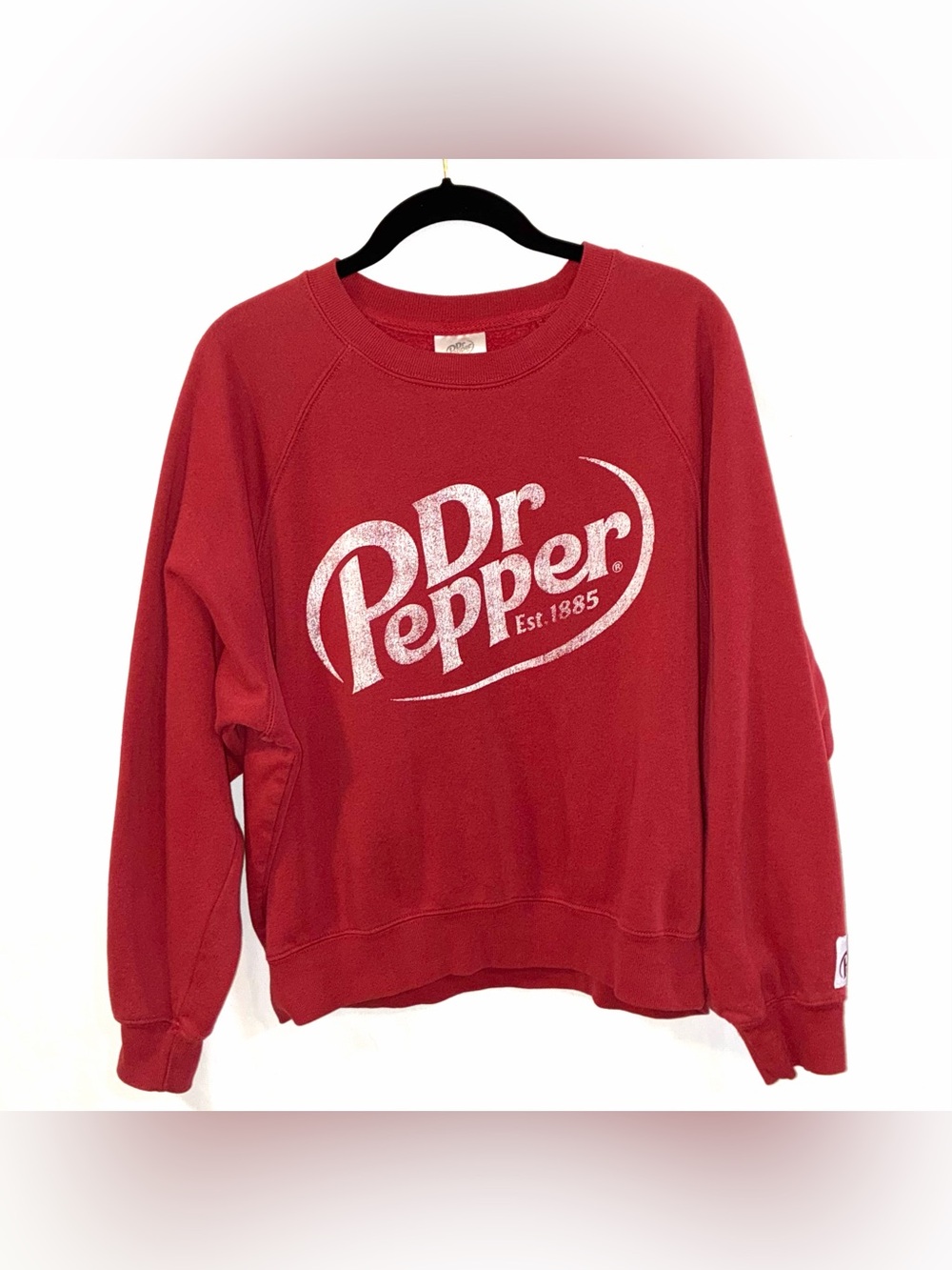 Vtg Dr Pepper Graphic Crewneck Sweatshirt Size Lg